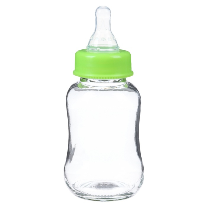 Бутылочка для кормления, классическое горло, стекло, быстрый поток, от 6 мес., 150 мл., цвет МИКС