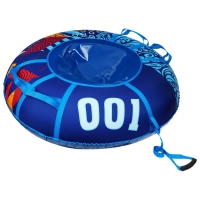 Тюбинг-ватрушка Winter Star &laquo;Абстракция&raquo;, диаметр чехла 120 см