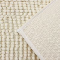 Коврик для дома Доляна &laquo;Букли&raquo;, 40&times;60 см, цвет молочный