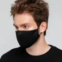 Маска для лица, черная