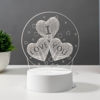 Светильник "Любовь" LED 3 цвета от USB