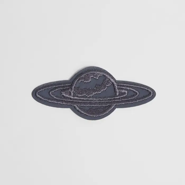 Светоотражающая термонаклейка &laquo;Сатурн&raquo;, 3 &times; 7 см, цвет серый, цена за 1 штуку