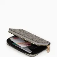 Кошелек жен 07-01-01 Июнь2526, 13*2*9 см, 2 отд+отд/молн, д/карт, серый