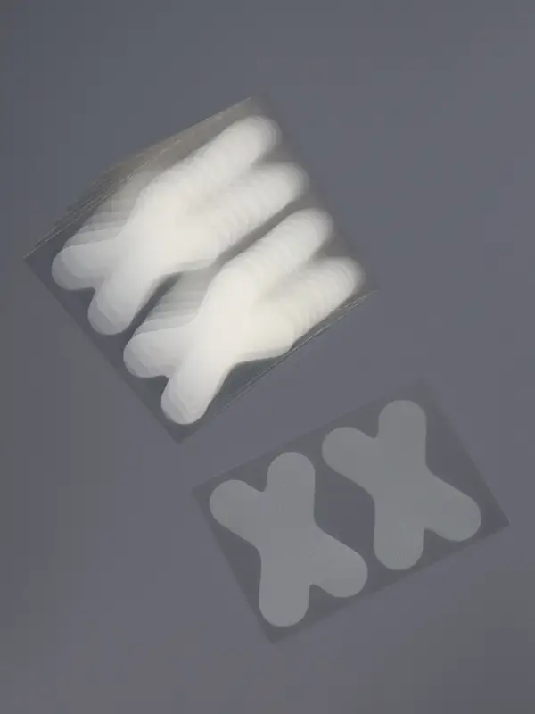 Пластины против храпа, набор - 30 шт., 5&times;3.5 см, на клеевой основе, на клеевой основе, прозрачные