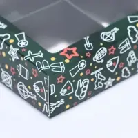 Коробка для 4 конфеты, &laquo;23 Февраля&raquo; 12.6&times;12.6&times;3.5 см