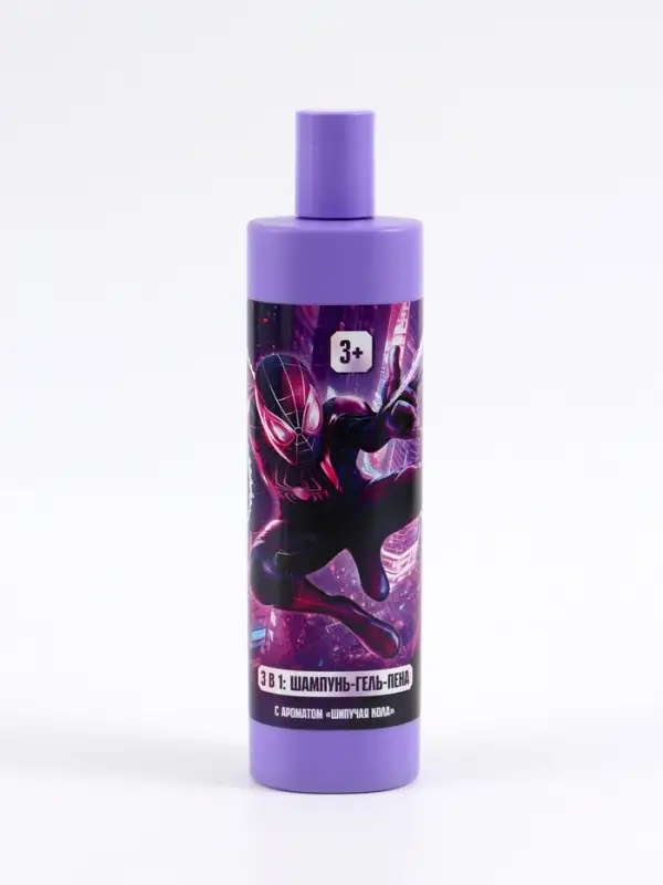 Детский шампунь-гель-пена 3в1, аромат шипучая кола, 410 мл