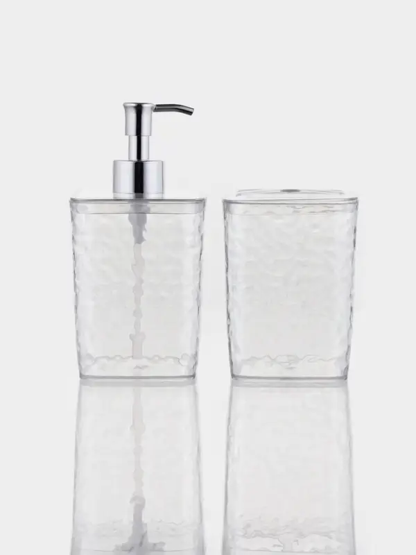 Набор для ванной 2 предмета (дозатор, стакан)