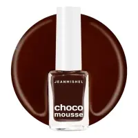 Лак для ногтей шоколадно-вишневый Jeanmishel глянцевый тон 470, 6 мл
