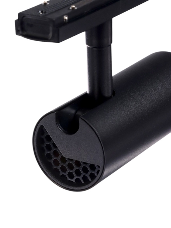 Трековый светильник, серия "Flat" FTL-007, 10Вт, 48В, 3000К, IP20, черный