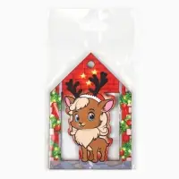 Ёлочная игрушка новогодняя &laquo;Олень&raquo;, на Новый год, 5,6 х 8 см