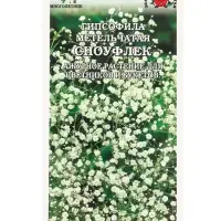 Семена Гипсофила Сноуфлек /Сотка/ 0,1 г/ метел. белая махр. h-90см d-0,6см/*1500