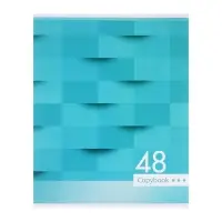 Тетрадь 48 листов в клетку Calligrata &laquo;Мозаика&raquo;, обложка мелованный картон, блок №2, белизна 75% (серые листы), МИКС