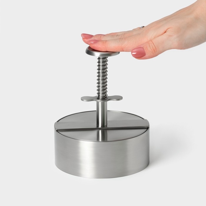 Пресс для бургеров Magistro Steel, 14&times;11,5 см, 304 сталь