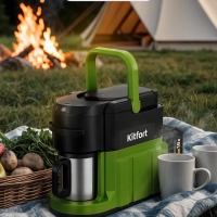 Кофеварка портативная 2 в 1 КТ-7544 - 0.24 л