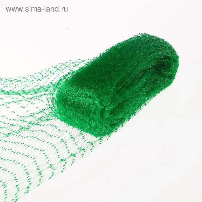 Сетка садовая, 2 &times; 10 м, ячейка 1.5 &times; 1.5 см, пластиковая, зелёная, Greengo
