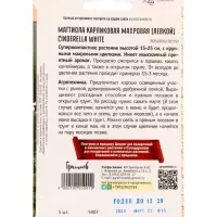Семена цветов Маттиола Cinderella White карликовая  5шт.  12.29 г.