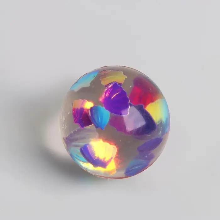 Мяч каучуковый 3 см, цвета МИКС