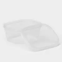 Контейнер пищевой Доляна, 500 мл, 13&times;10&times;5,5 см, прямоугольный, прозрачный