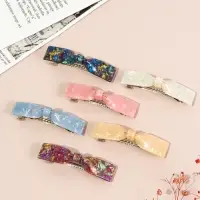 Заколка-автомат для волос "Вэнна" блеск, 8 см, микс