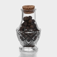 Набор баночек стеклянных для специй с пробковой крышкой Доляна &laquo;Пафе&raquo;, 50 мл, 5&times;8,4 см, 12 шт