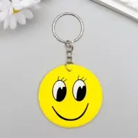 Брелок пластик мягкий "Смайл" МИКС 6х6 см