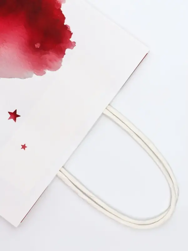 Пакет подарочный крафт "Ты пахнешь, как любовь" 18&times;8&times;25 См