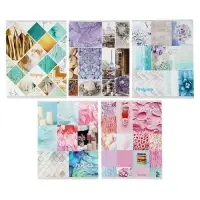 Тетрадь 36 листов в клетку Calligrata &laquo;Коллаж&raquo;, обложка мелованный картон, МИКС