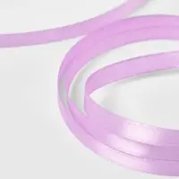 Лента атласная, 6 мм, 23&plusmn;1 м, светло-сиреневая №45