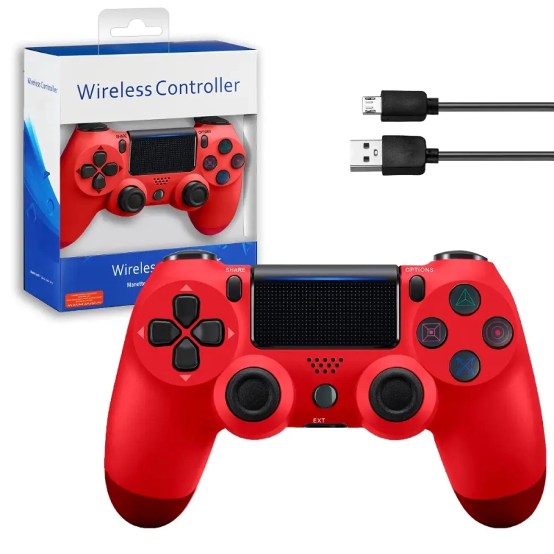 Джойстик беспроводной для консоли красный