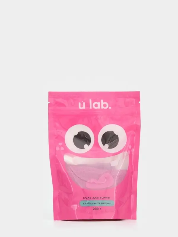 Соль для ванны &laquo;Монстрики&raquo;, 200 г, аромат клубничная жвачка, ULAB
