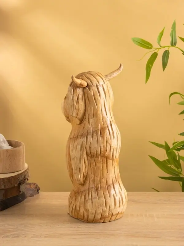 Сувенир "Бычок" дерево Джампинис 17х13х32 см