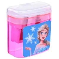 Точилка пластиковая с контейнером, двойная, МИКС, &laquo;Холодное сердце&raquo;