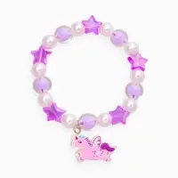 Браслет детский набор 3 шт. "Выбражулька" пончик, единорог, силиконовый, разноцветный