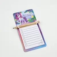 Магнит с блоком и карандашом &laquo;Новогодний&raquo;, микс 5 шт., 7&times;14.4 см