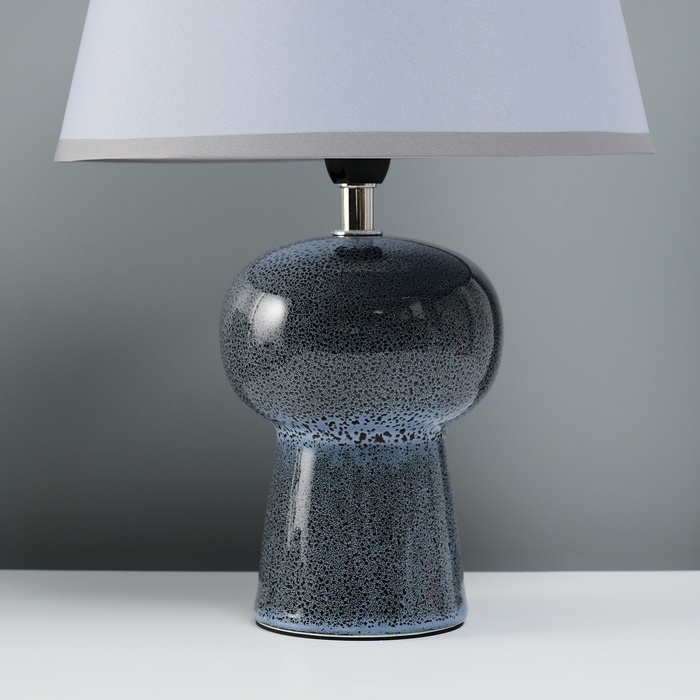 Лампа настольная "Идея" 1х40Вт Е14 темно-синий 22,5х22,5х33см