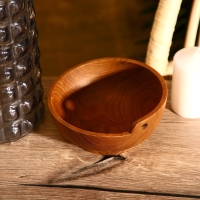 Миска 15х15х7 см, тиковое дерево