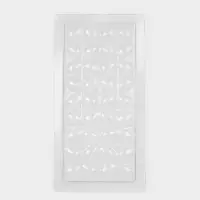 Форма для шоколада &laquo;Лепестки&raquo;, пластик, 20.5&times;10&times;1 см, прозрачная