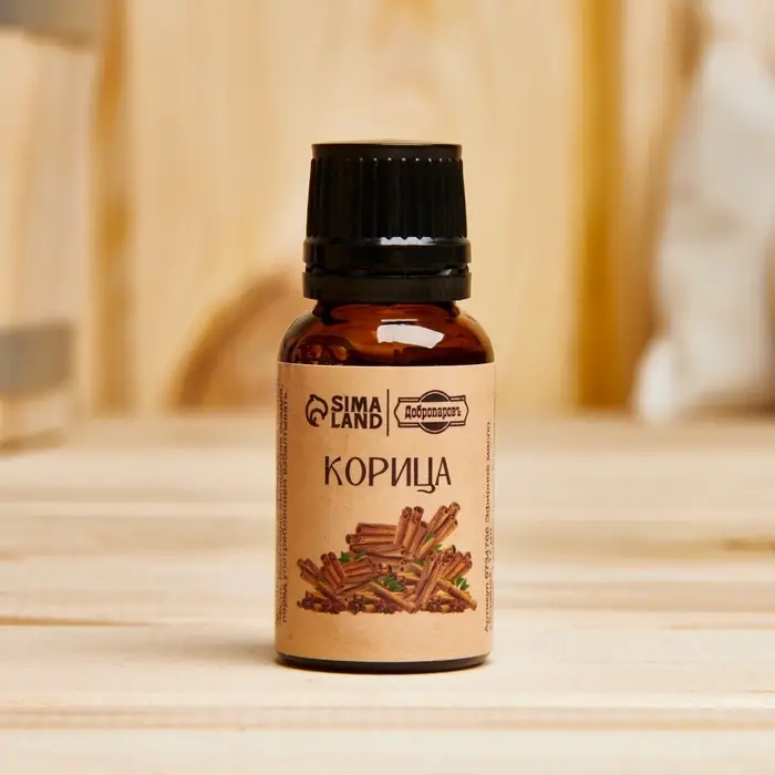 Эфирное масло "Корица" флакон-капельница 17 мл "Добропаровъ"