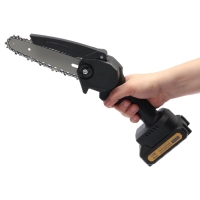 Пила цепная аккумуляторная ТУНДРА, 24 В, 1.5 Ач, Li-ion, 6", шаг 1/4", 36 звеньев