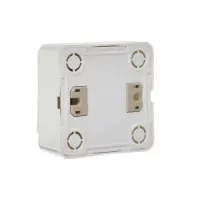 Выключатель Luazon Lighting "Лига", 10 А, 1 клавиша, накладной, белый