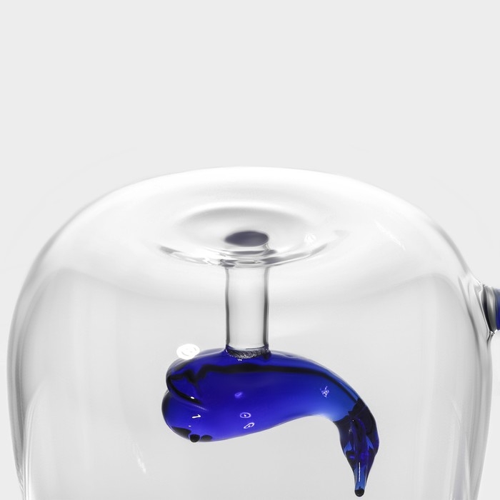 Кружка стеклянная с фигуркой на дне &laquo;Серен. Кит&raquo;, 350 мл