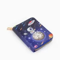 Кошелек жен 06-01-01 Июнь2522, 19*3*10 см, 3 отд+отд/молн, д/карт, д/монет, на магните красн   10909