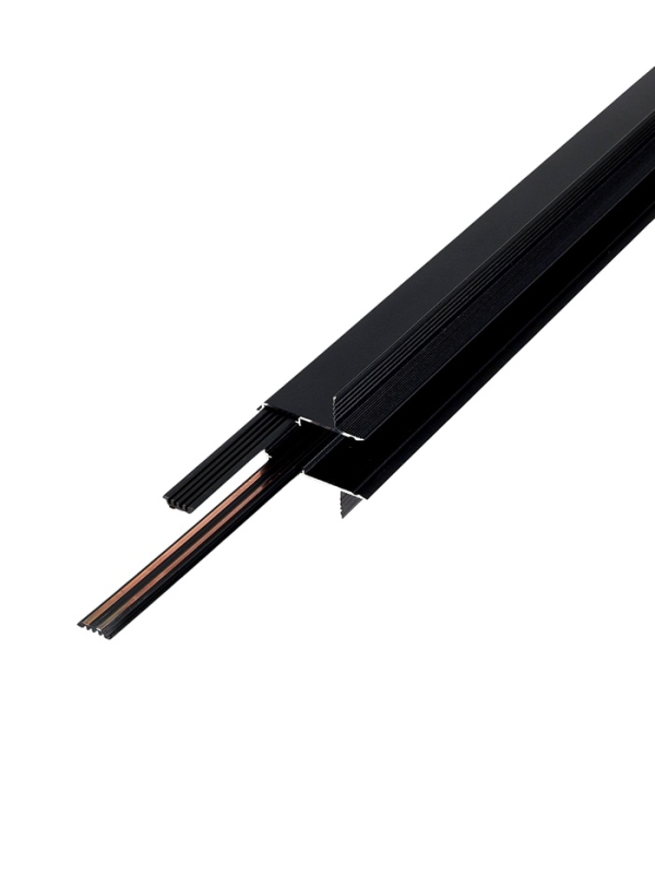 Шинопровод трековый магнитный &laquo;Broad&raquo;, однофазный, скрытый монтаж, 1 м, чёрный