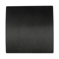 Вентилятор вытяжной "КосмоВент" KVB100, d=100 мм, 33-41 дБ, без выключателя, матовый черный