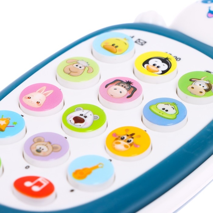 Музыкальный телефончик &laquo;Малыш Банни&raquo;, звук, цвет синий