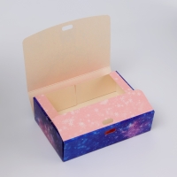 Новый год. Коробка подарочная новогодняя складная, упаковка, &laquo;Новогодний олень&raquo;, 16 &times; 12 &times; 5 см.