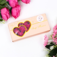 Мыльные розочки, фуксия, набор 10 шт.