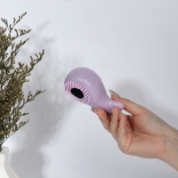 Щётка для умывания &laquo;Кит&raquo;, силиконовая и поролоновая, 9,8 см, цвет МИКС