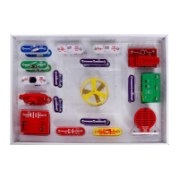 Конструктор электронный &laquo;Эврики&raquo;, 2289 схем, 19 элементов, работает от батареек