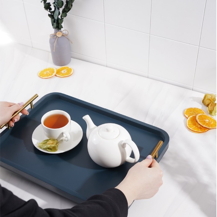 Поднос с ручками Magistro Garona, 40&times;29,5 см, бамбук